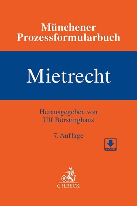 Münchener Prozessformularbuch Bd. 1: Mietrecht, Buch
