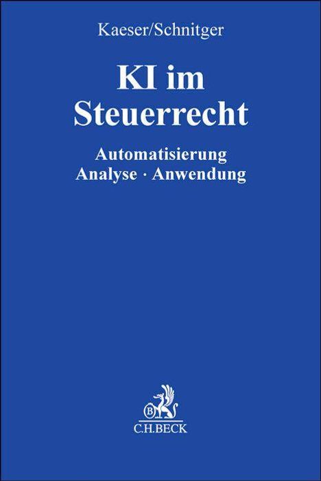 KI im Steuerrecht, Buch
