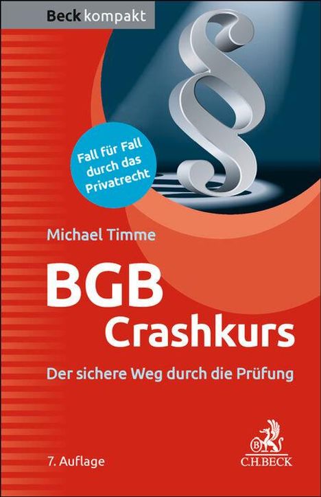 Michael Timme: BGB Crashkurs, Buch
