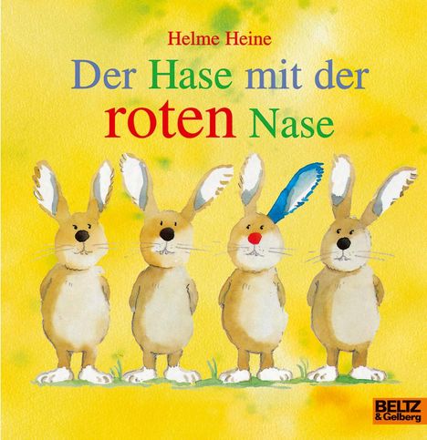 Helme Heine: Der Hase mit der roten Nase, Buch