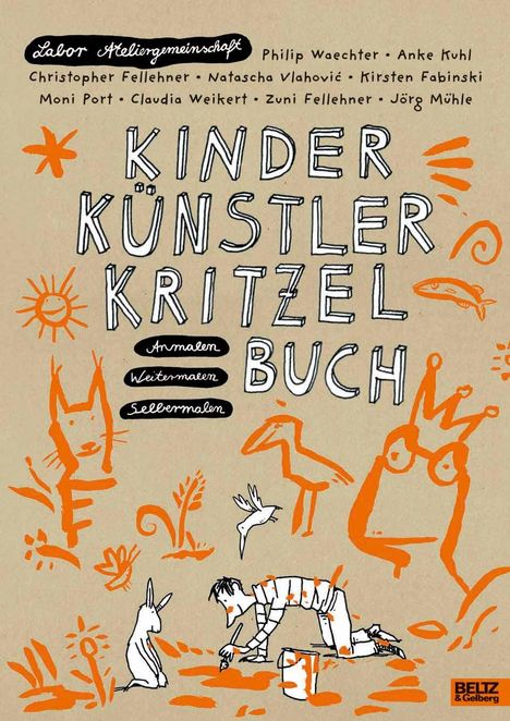 Labor Ateliergemeinschaft: Kinder Künstler Kritzelbuch, Buch