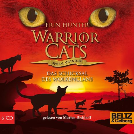 Erin Hunter: Warrior Cats - Special Adventure. Das Schicksal des WolkenClans, 6 CDs