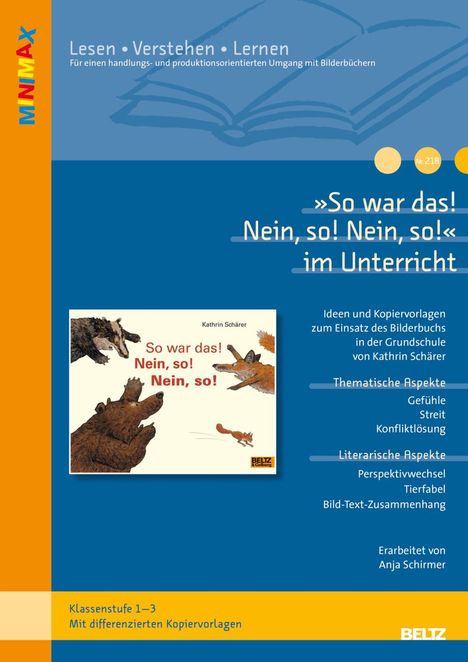 Anja Schirmer: 'So war das! Nein, so! Nein, so' im Unterricht, Buch