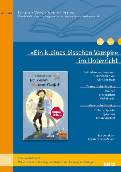 Regine Schäfer-Munro: 'Ein kleines bisschen Vampir' im Unterricht, Buch