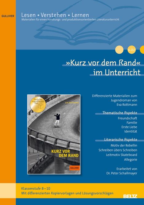 Peter Schallmayer: 'Kurz vor dem Rand' im Unterricht, Buch