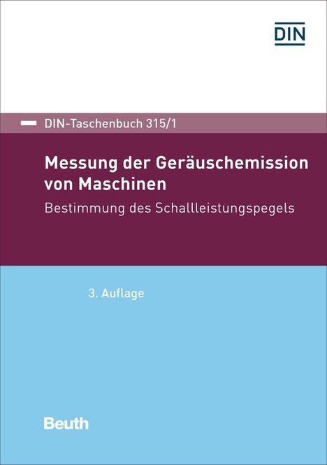 Messung der Geräuschemission von Maschinen, Buch