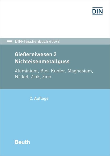 Gießereiwesen 2: Nichteisenmetallguss, Buch