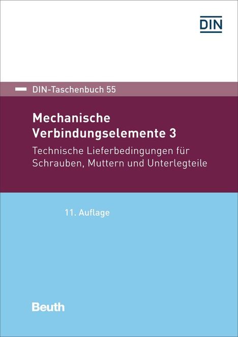Mechanische Verbindungselemente 3, Buch