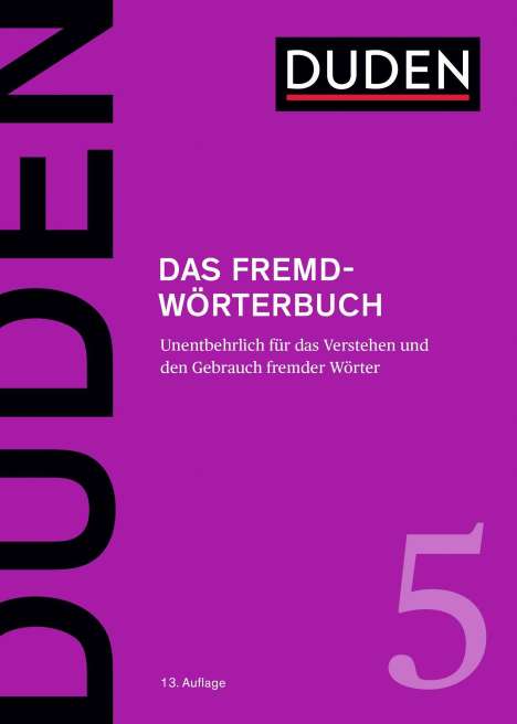 Dudenredaktion: Das Fremdwörterbuch, Buch