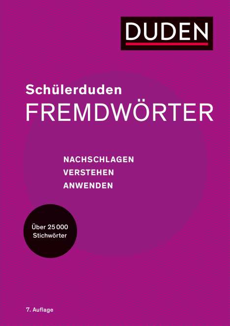 Schülerduden Fremdwörter, Buch