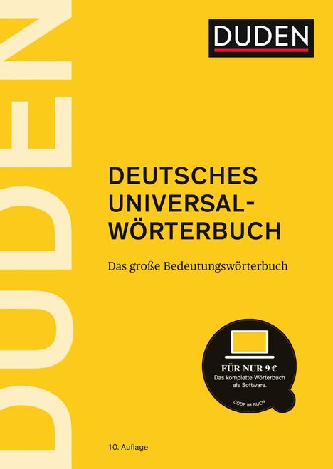 Duden - Deutsches Universalwörterbuch, Buch