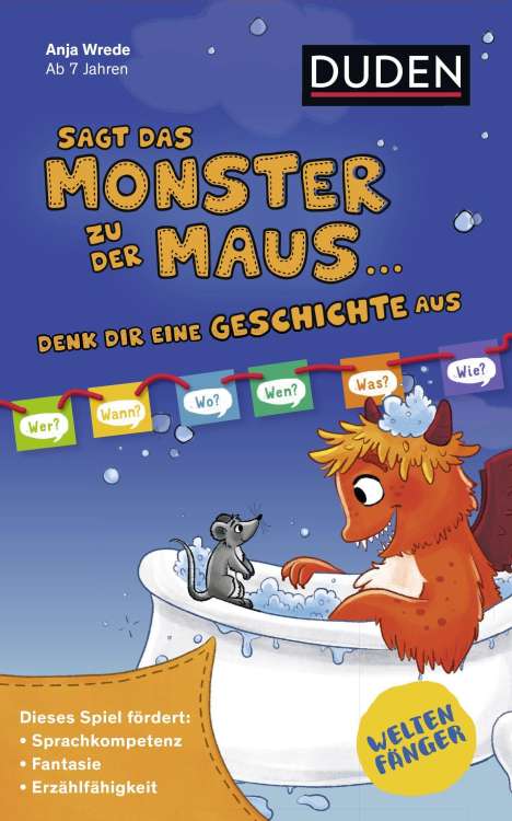 Anja Wrede: Weltenfänger: Sagt das Monster zu der Maus... (Spiel), Spiele