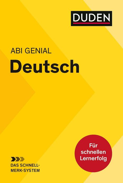 Monika Bornemann: Abi genial Deutsch: Das Schnell-Merk-System, Buch