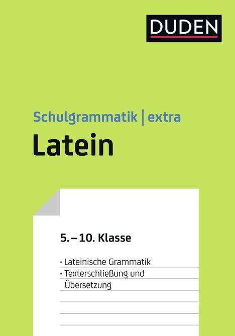 Monika Bornemann: Bornemann, M: Duden Schulgrammatik extra - Latein, Buch