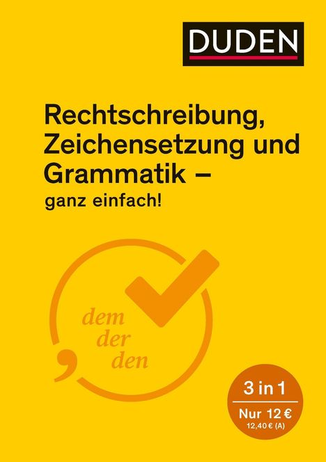 Ganz einfach! - Rechtschreibung, Zeichensetzung und Grammatik, Buch