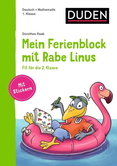 Dorothee Raab: Raab, D: Mein Ferienblock mit Rabe Linus - Fit für d. 2. Kl., Buch