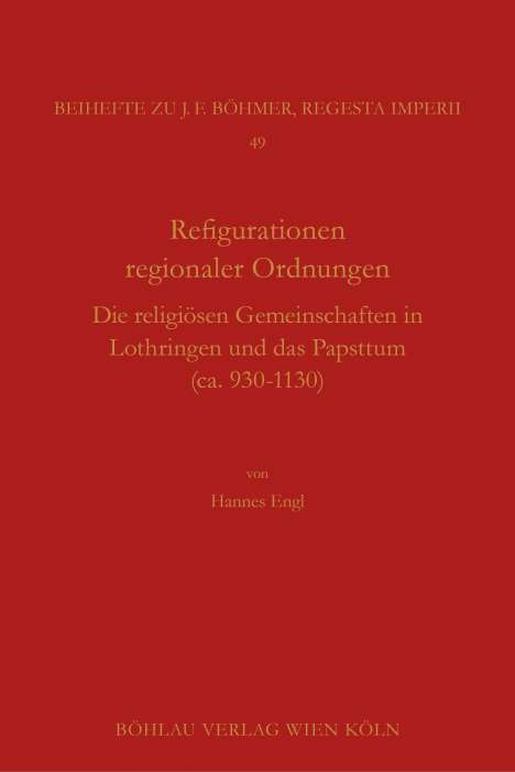 Hannes Engl: Rekonfigurationen regionaler Ordnungen, Buch