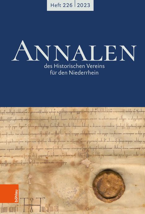 Annalen des Historischen Vereins für den Niederrhein 226 (2023), Buch