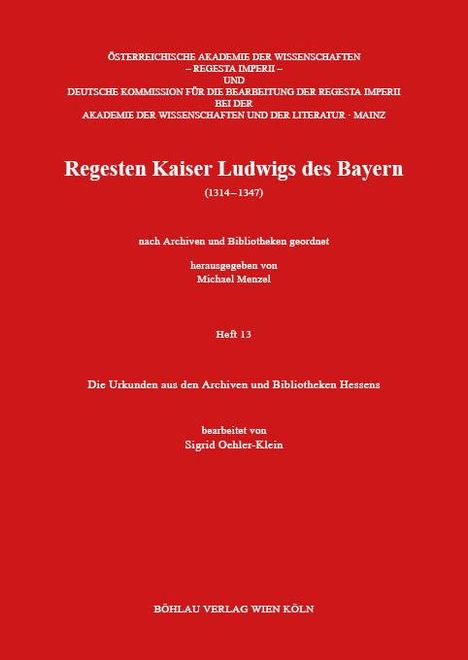 Die Urkunden aus den Archiven und Bibliotheken Hessens, Buch