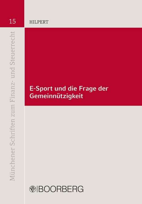 Constanze Hilpert: Hilpert, C: E-Sport und die Frage der Gemeinnützigkeit, Buch