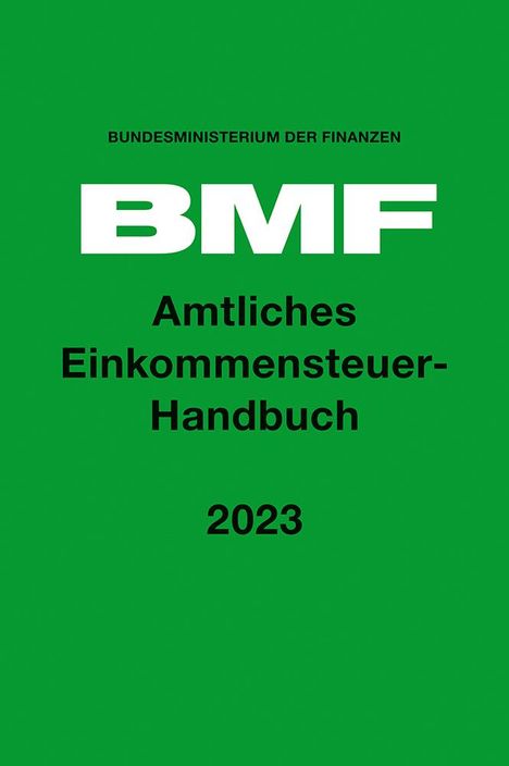 Amtliches Einkommensteuer-Handbuch 2023, Buch