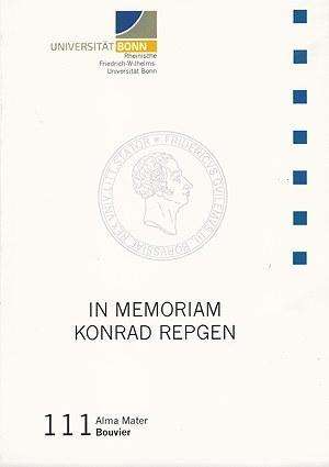 Michael Rohrschneider: Rohrschneider, M: In Memoriam Konrad Repgen, Buch