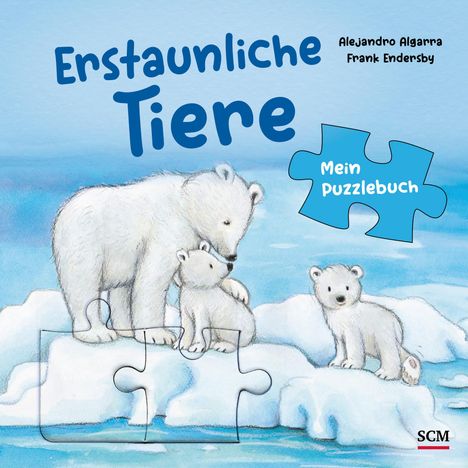 Alejandro Algarra: Erstaunliche Tiere - Mein Puzzlebuch, Buch