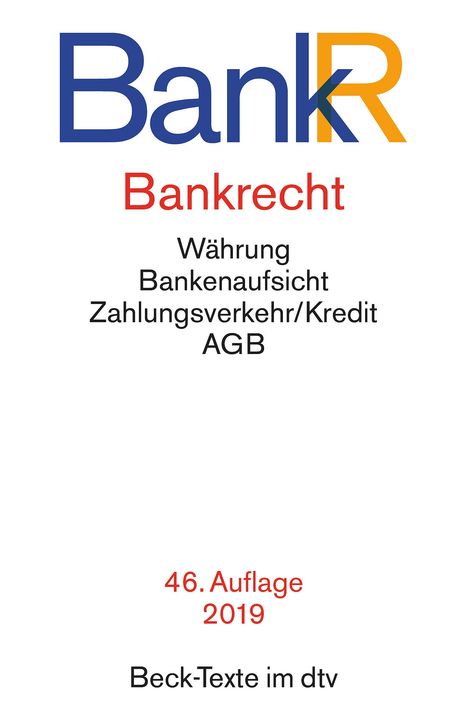 Bankrecht (BankR), Buch
