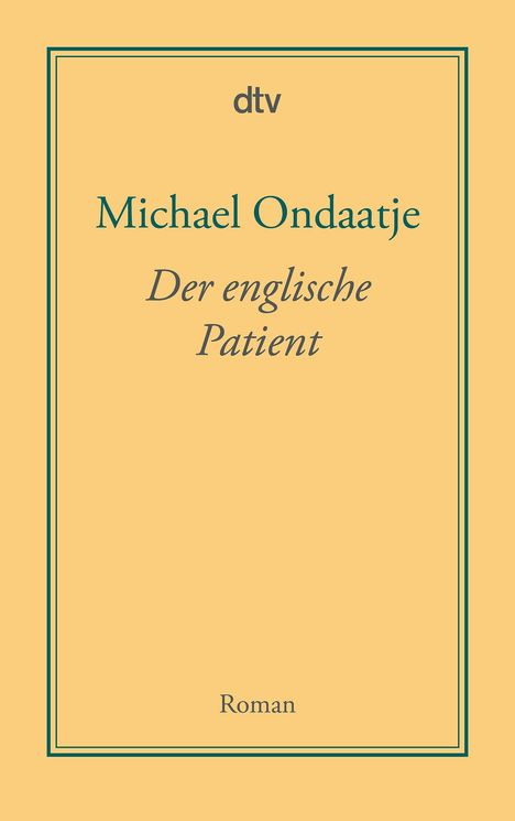 Michael Ondaatje: Der englische Patient, Buch