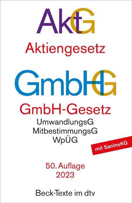 Aktiengesetz, GmbH-Gesetz, Buch
