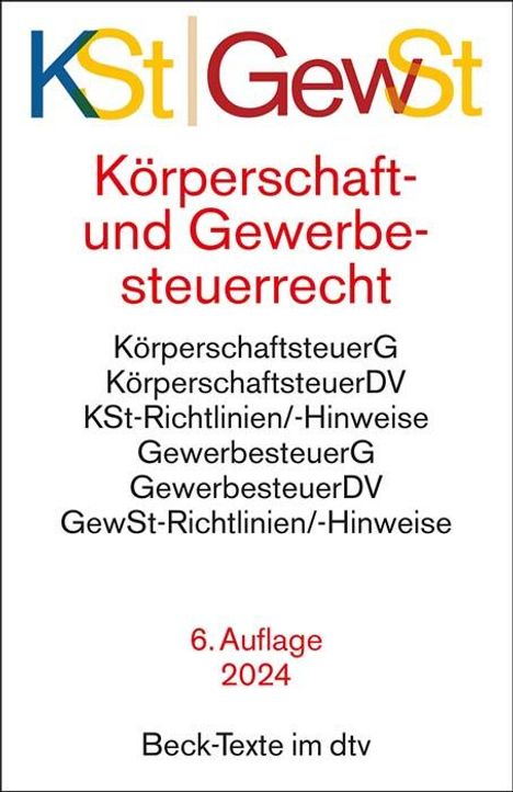 Körperschaftsteuerrecht / Gewerbesteuerrecht, Buch