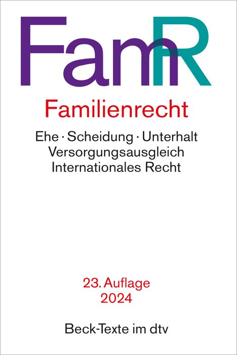 Familienrecht, Buch