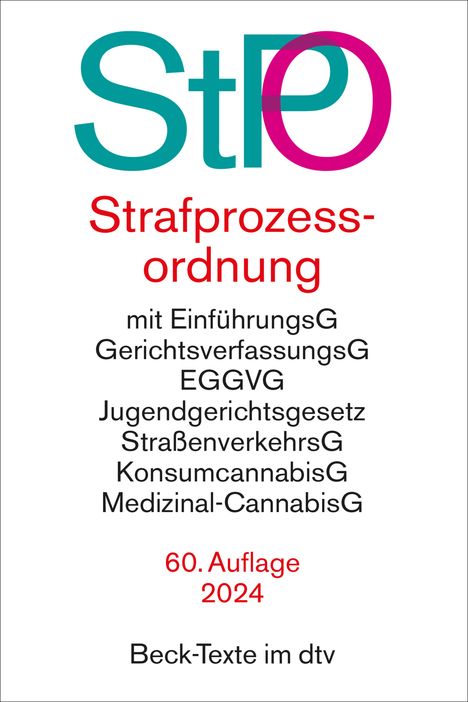 Strafprozessordnung, Buch