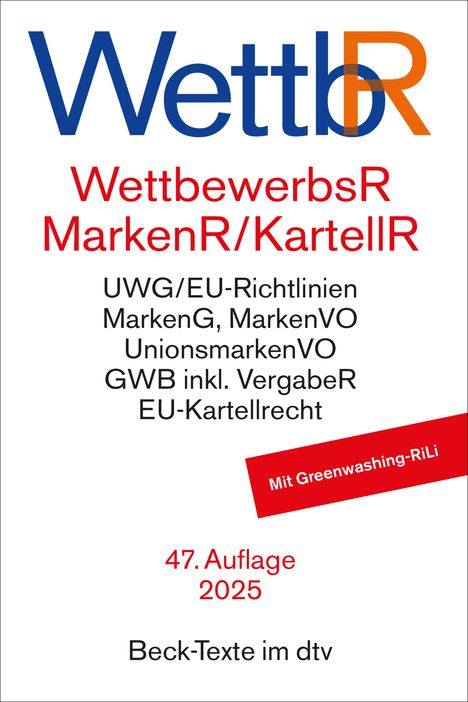 Wettbewerbsrecht, Markenrecht und Kartellrecht, Buch