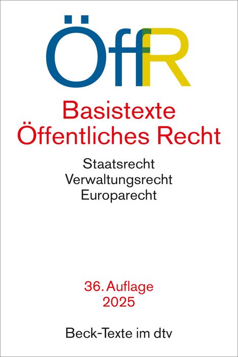 Basistexte Öffentliches Recht, Buch