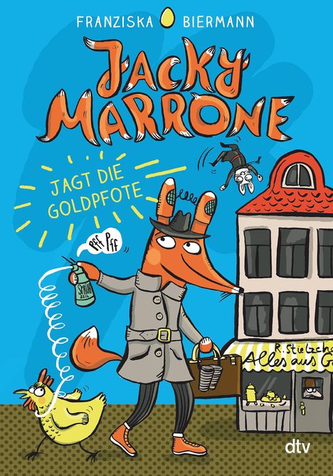 Jacky Marrone jagt die Goldpfote, Buch