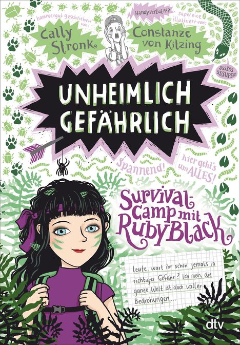 Cally Stronk: Unheimlich gefährlich - Survivalcamp mit Ruby Black, Buch