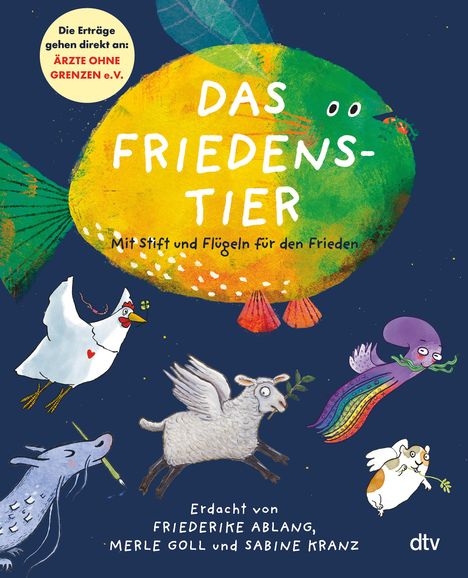 Das Friedenstier - Mit Stift und Flügeln für den Frieden, Buch