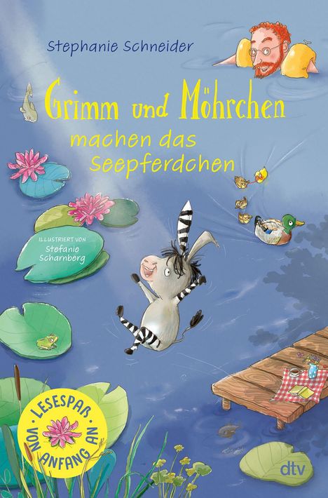 Stephanie Schneider: Grimm und Möhrchen machen das Seepferdchen, Buch