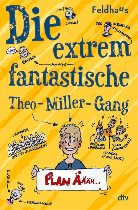 Hans-Jürgen Feldhaus: Die extrem fantastische Theo-Miller-Gang, Buch