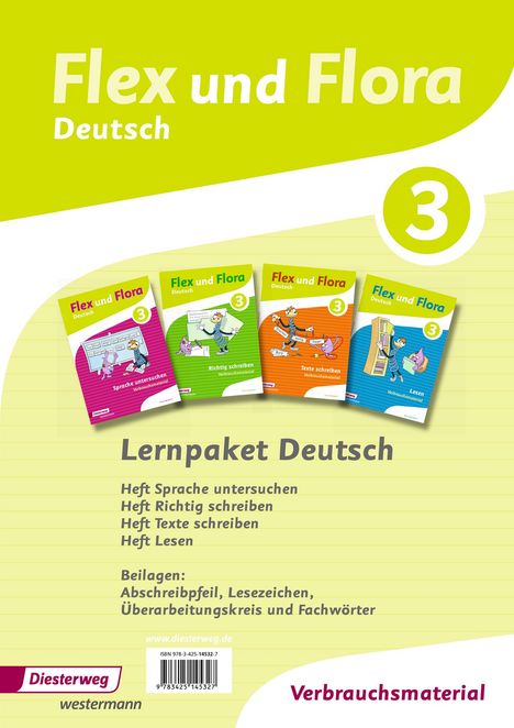 Flex und Flora 3. Paket Deutsch, Buch