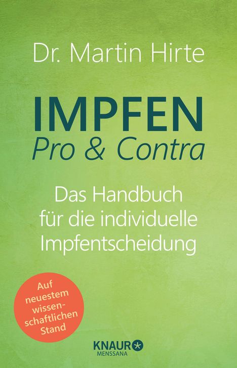 Martin Hirte: Impfen Pro &amp; Contra, Buch