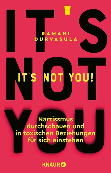 Ramani Durvasula: It's Not You!, Buch