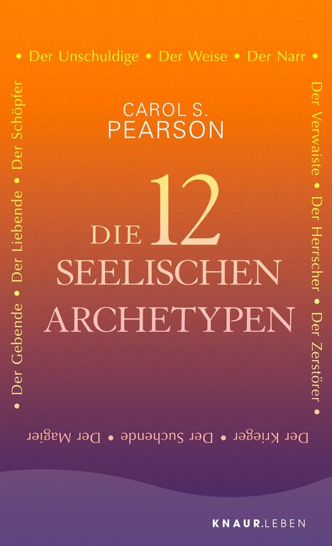 Carol S. Pearson: Die 12 seelischen Archetypen, Buch