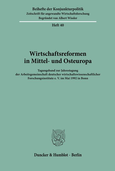 /: Wirtschaftsreformen in Mittel- und Osteuropa., Buch
