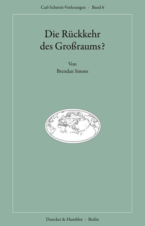 Brendan Simms: Die Rückkehr des Großraums?, Buch