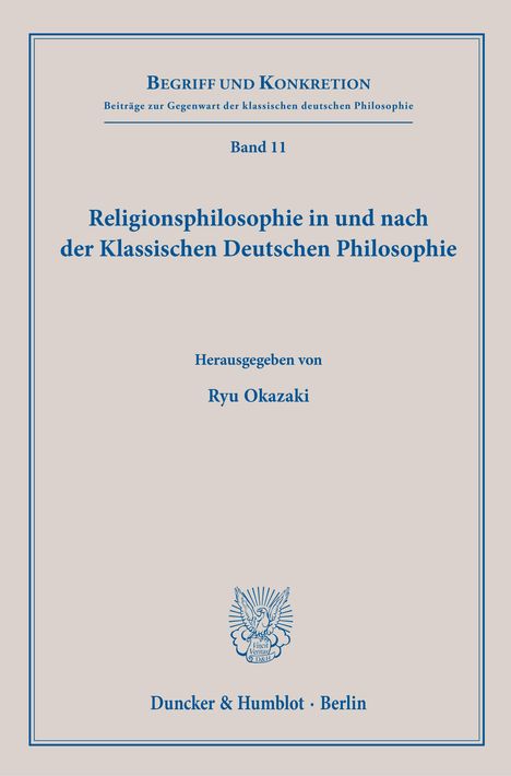 Religionsphilosophie in und nach der Klassischen Deutschen Philosophie., Buch