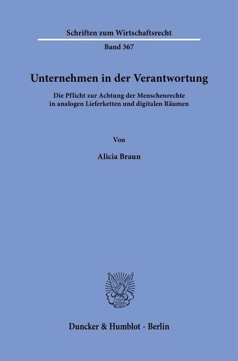 Alicia Braun: Unternehmen in der Verantwortung, Buch