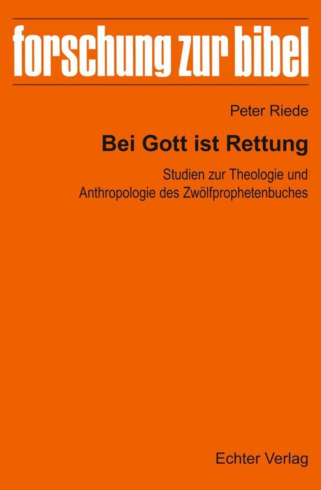 Peter Riede: Bei Gott ist Rettung, Buch
