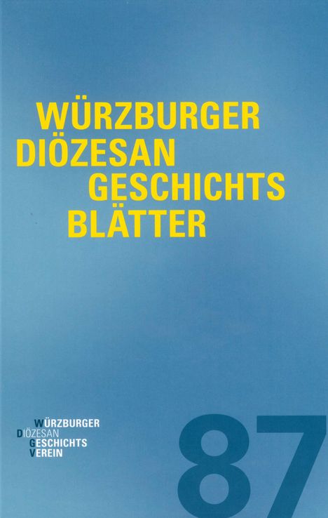 Würzburger Diözesangeschichtsblätter 87 (2024), Buch